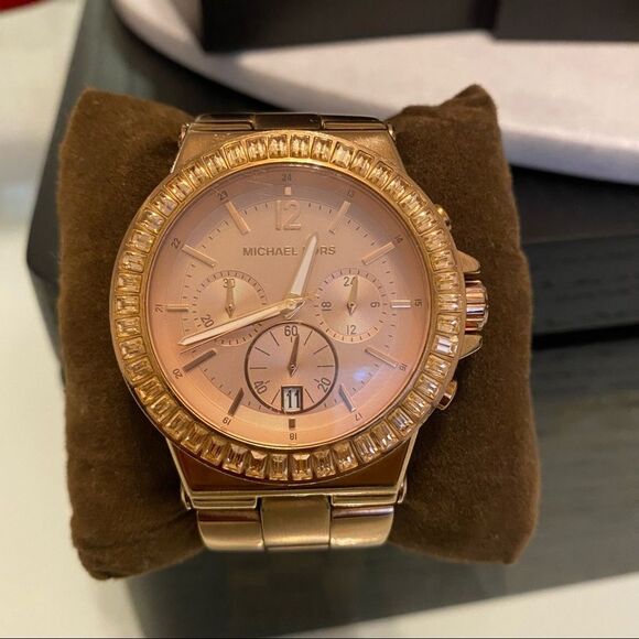Michael Kors | Women’s Dylan Rose Gold Tone MK-5412 Watch Stainless Steel - Picture 1 of 12